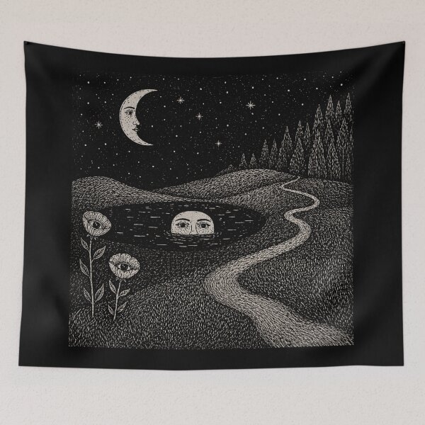 Item preview, Moonlit Lake Eyes Surreal Line designed and sold by Modaozushi216.
