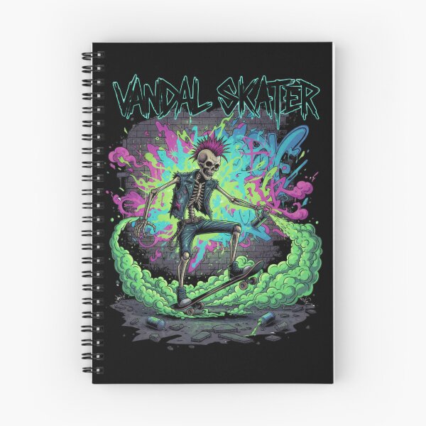 Item preview, Vandal Skater Graffiti Punk Tee designed and sold by printedartgoods.