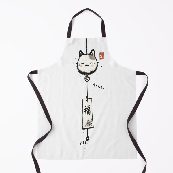 Item preview, Japanese Cat Wind Chime Sumi-e Ink Style T-Shirt designed and sold by Amitabr14.