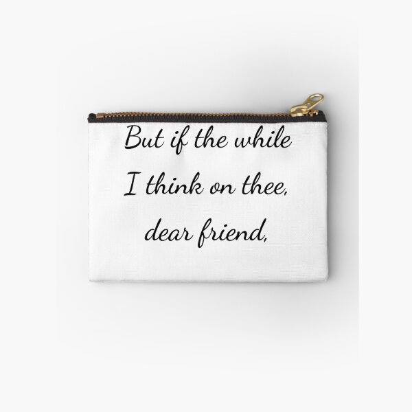 Item preview, "But if the while I think on thee, dear friend," - handwriting black designed and sold by ariksworld.
