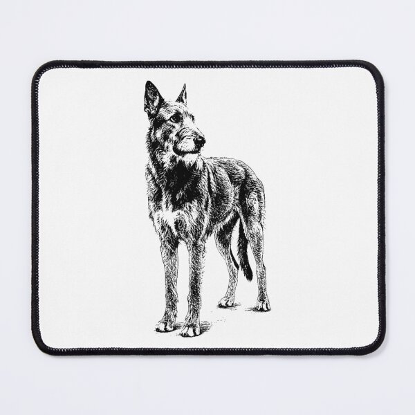 Item preview, Irish Wolfhound Vintage Dog Portrait designed and sold by RPrintPulse.