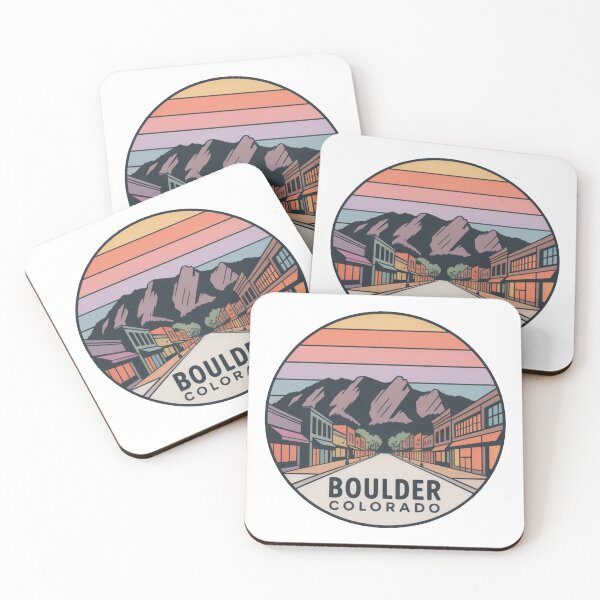 Item preview, Boulder Colorado: Downtown Sunset designed and sold by CircinusStore.