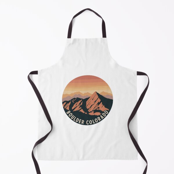Item preview, Boulder Colorado: Retro Sunset Mountain Circle Design designed and sold by CircinusStore.