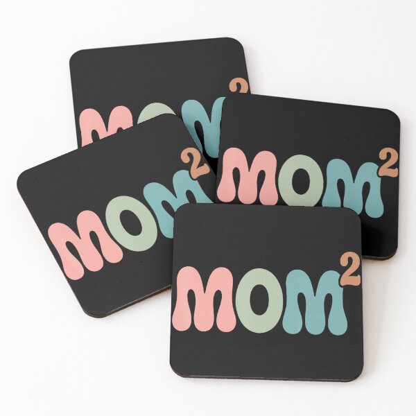 Item preview, Mom Squared Colorful Typography designed and sold by zamiokaline.