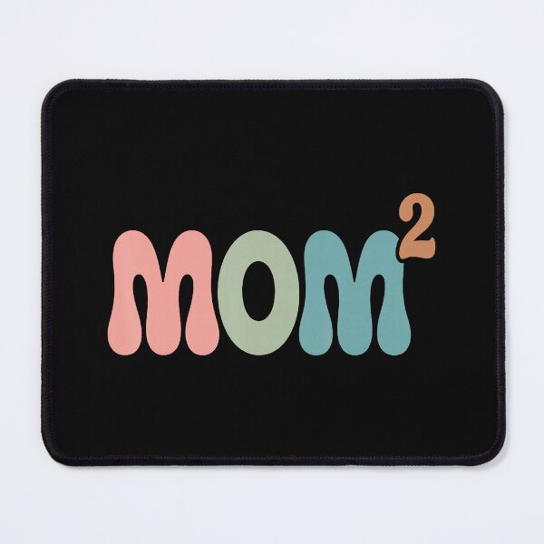 Item preview, Mom Squared Colorful Typography designed and sold by zamiokaline.