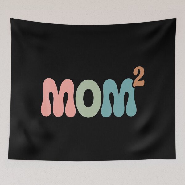 Item preview, Mom Squared Colorful Typography designed and sold by zamiokaline.