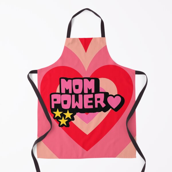 Item preview, Mom Power Retro Heart Award - Y2K Superhero Aesthetic designed and sold by Niji Hibana.