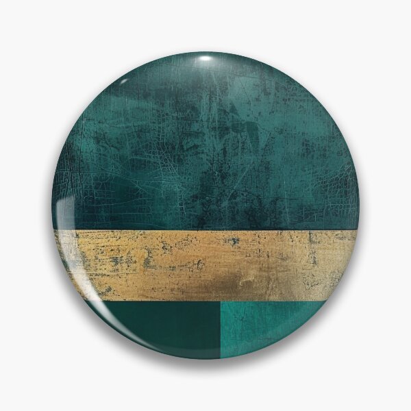 Item preview, Abstract petrol green gold design, geometric minimalist modern texture designed and sold by CosmicGlyph.