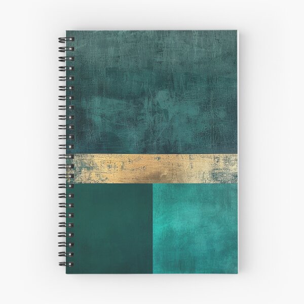 Item preview, Abstract petrol green gold design, geometric minimalist modern texture designed and sold by CosmicGlyph.