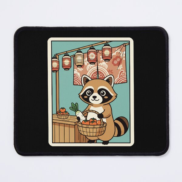 Item preview, Raccoon Market Japanese Lantern Scene designed and sold by JordynLadukeg65.