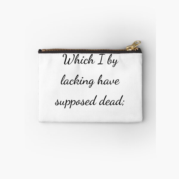 Item preview, "Which I by lacking have supposed dead;" - handwriting black designed and sold by ariksworld.