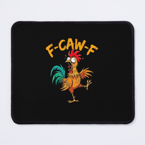 Item preview, Funny F-Awk-F Chicken F-Caw-F Rooster Pun Retro designed and sold by MatherFisher.