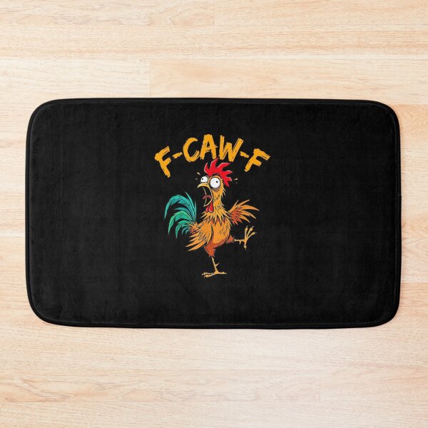 Item preview, Funny F-Awk-F Chicken F-Caw-F Rooster Pun Retro designed and sold by MatherFisher.