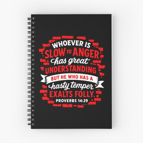 Item preview, Proverbs 14:29 Whoever is slow to anger has great understanding designed and sold by plushism.