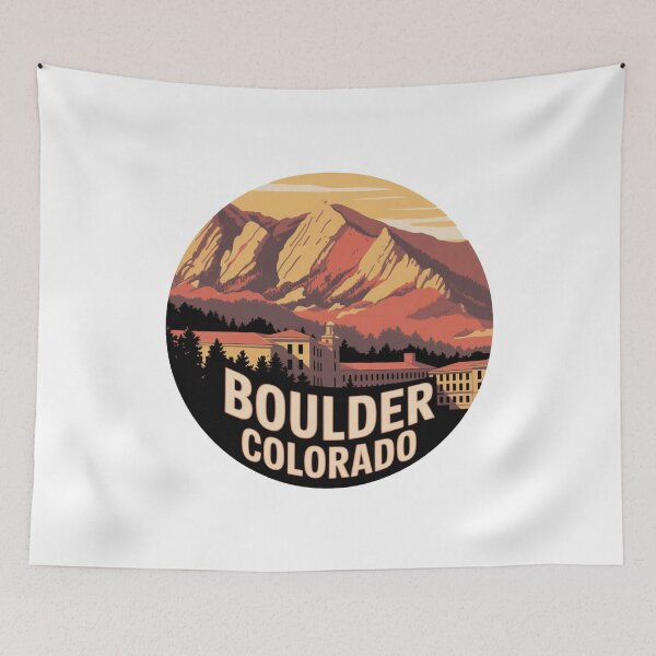 Item preview, Boulder Colorado: Flatirons Skyline designed and sold by CircinusStore.