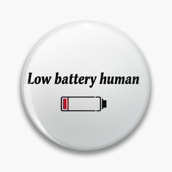 Item preview, Low Battery Human T-Shirt — Funny Exhausted Humor Tee designed and sold by Identitee_.