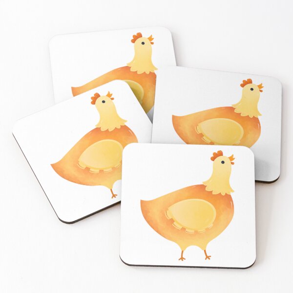 Item preview, A Chickens Tale Cute Orange Hen Illustration designed and sold by sugarmapleart.