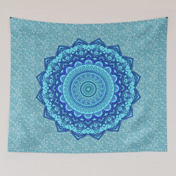 Item preview, Light Blue Beach Mandala  designed and sold by Sammi Campbell.
