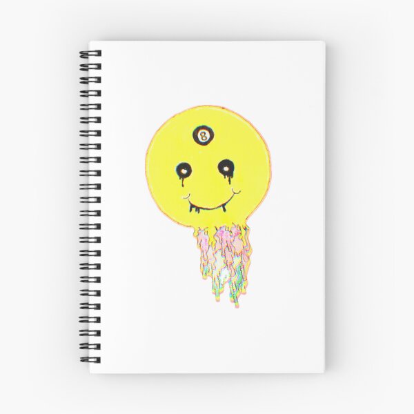 Item preview, Melting Smiley Face with Magic 8 Ball Third Eye designed and sold by abby4doodles.