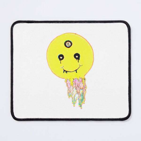 Item preview, Melting Smiley Face with Magic 8 Ball Third Eye designed and sold by abby4doodles.