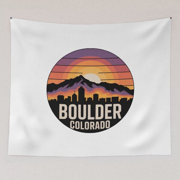 Item preview, Boulder Colorado: Skyline Mountains designed and sold by CircinusStore.