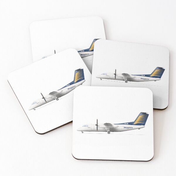 Item preview, DHC Dash 8 202 103 VH-XFQ Skippers 2014 designed and sold by Grubby Fingers Aircraft Illustration.