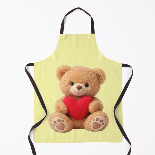 Item preview, Cute teddy bear with heart and paw prints designed and sold by Mauswohn.