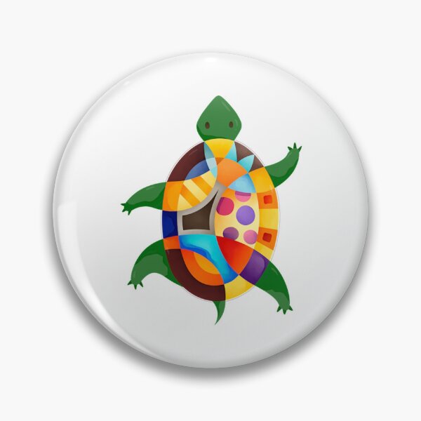 Item preview, Abstracted Tortoise Spectrum Of Shapes Geometric Art designed and sold by sugarmapleart.