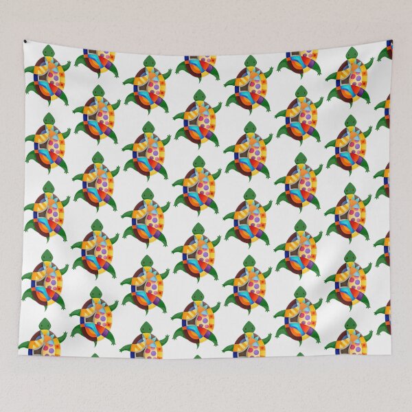 Item preview, Abstracted Tortoise Spectrum Of Shapes Geometric Art designed and sold by sugarmapleart.