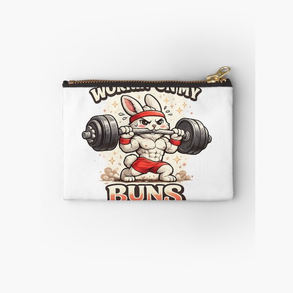 Item preview, Workin’ On My Buns Muscle Gym Bunny designed and sold by MADHU SUDHAN.