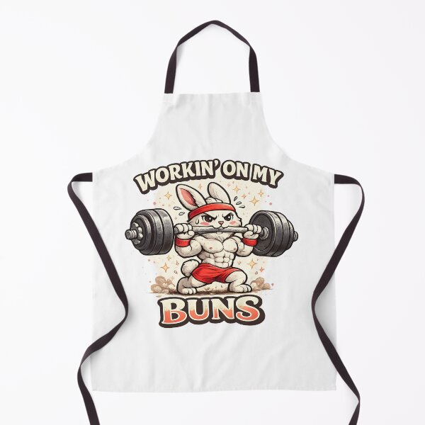Item preview, Workin’ On My Buns Muscle Gym Bunny designed and sold by MADHU SUDHAN.