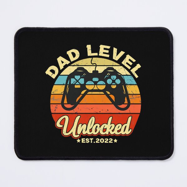 Item preview, Dad Level Unlocked Est 2022 Retro Gaming designed and sold by OlyvieArt.