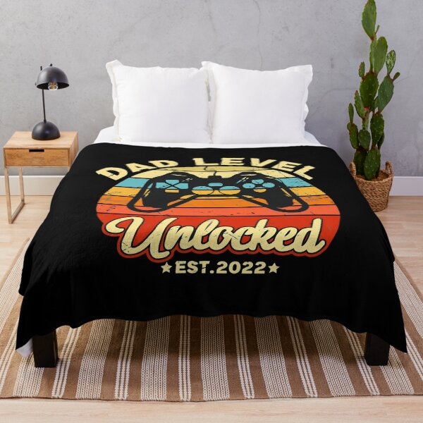 Item preview, Dad Level Unlocked Est 2022 Retro Gaming designed and sold by OlyvieArt.