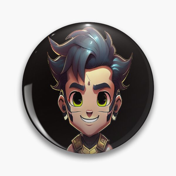 Item preview, Cool Anime Boy Chibi - Gaming Style Warrior Character designed and sold by MOHAMEDNOOR428.