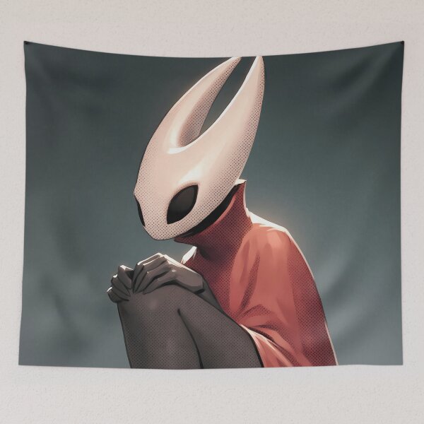 Item preview, Hornet Hollow Knight Peaceful Anime Girl Red Cape Serenity designed and sold by 108Recordings.