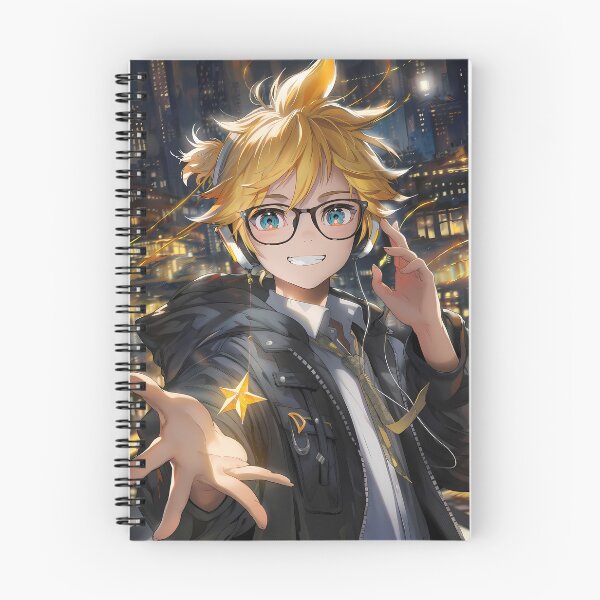 Item preview, Kagamine Len Vocaloid City Lights Headphones Smile designed and sold by 108Recordings.