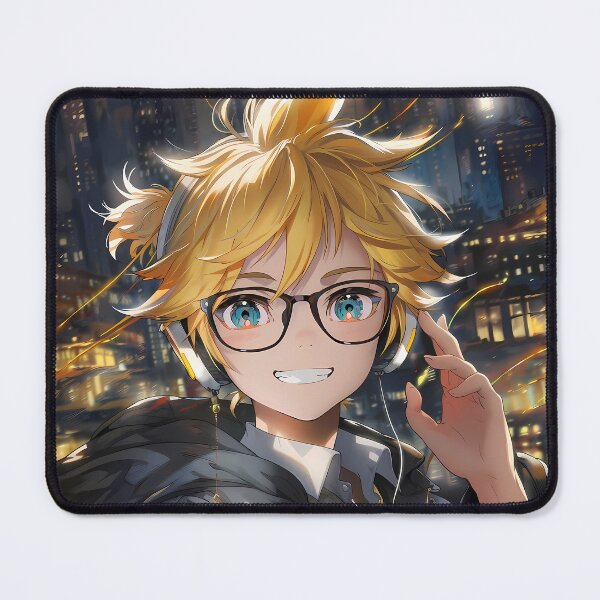 Item preview, Kagamine Len Vocaloid City Lights Headphones Smile designed and sold by 108Recordings.