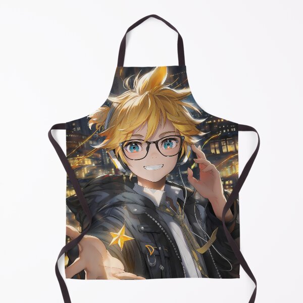 Item preview, Kagamine Len Vocaloid City Lights Headphones Smile designed and sold by 108Recordings.