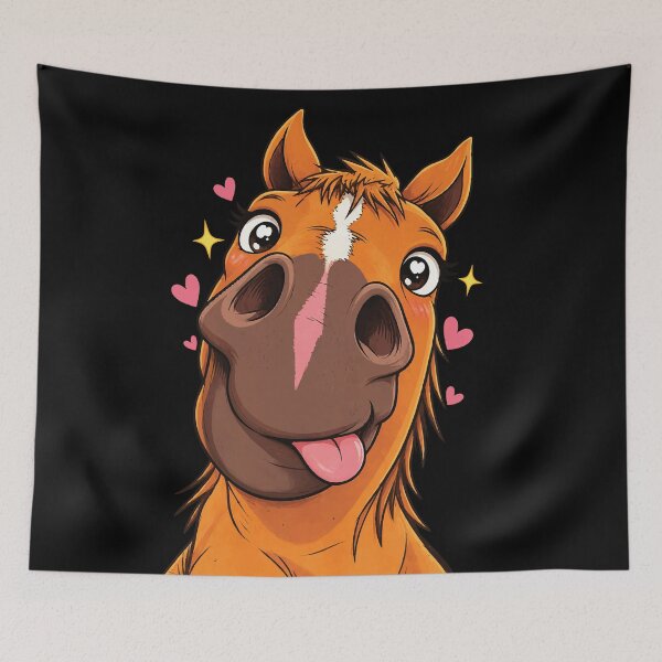 Item preview, Funny Horse Face, Cute Horses Lover designed and sold by GPODdesign.