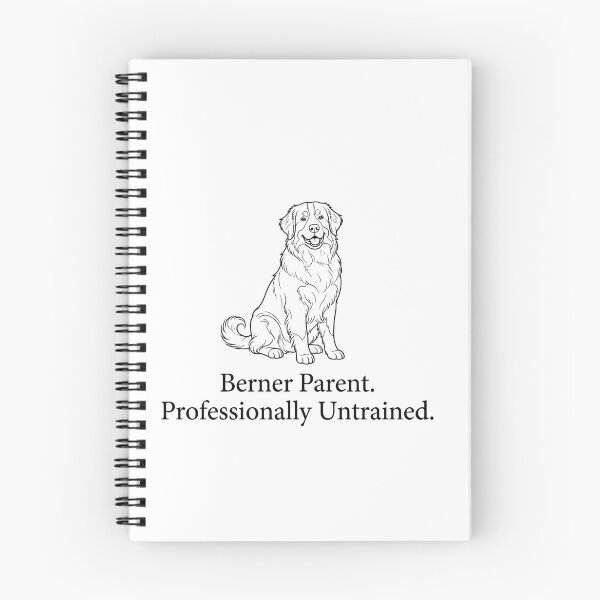 Item preview, Bernese Mountain Dog Shirt | Berner Parent Professionally Untrained Funny Dog Mom Tee designed and sold by GeniePixel.