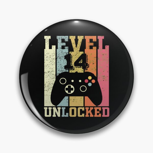 Item preview, Level 14 Unlocked Birthday Gamer Controller designed and sold by OlyvieArt.