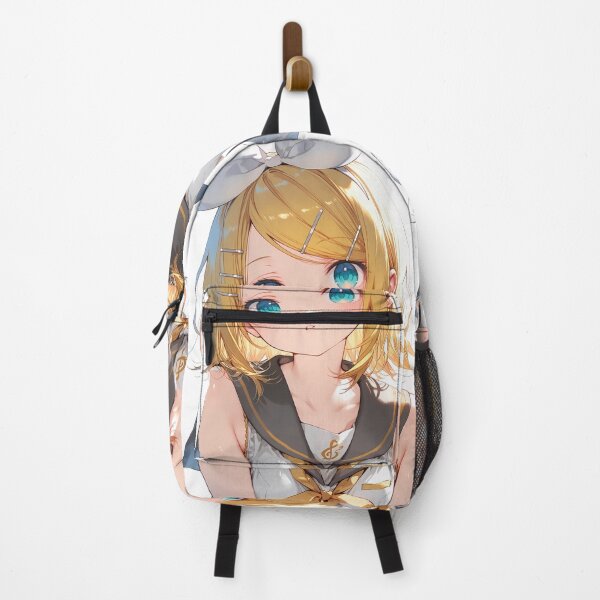 Item preview, Kagamine Rin Vocaloid Golden Bow Blue Eyes Portrait designed and sold by 108Recordings.