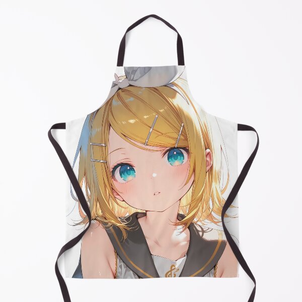 Item preview, Kagamine Rin Vocaloid Golden Bow Blue Eyes Portrait designed and sold by 108Recordings.