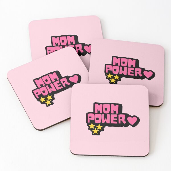 Item preview, Mom Power Retro Heart - Classic Red & Pink Palette designed and sold by Niji Hibana.