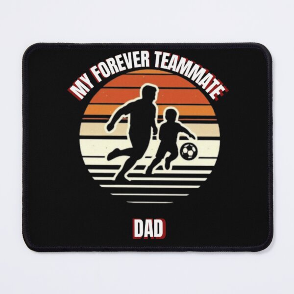 Item preview, Father Son Soccer Shirt My Forever Teammate Dad Fathers Day Gift Retro Sunset Silhouette designed and sold by HopeAndHustle.