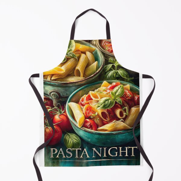 Item preview, Delicious Pasta for Evening Feast with Fresh Basil designed and sold by Artessie.