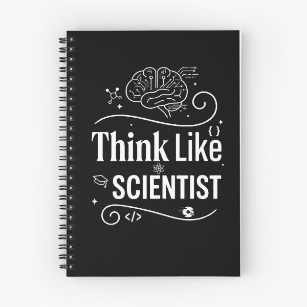 Item preview, Think Like a Scientist STEM Physics Biology Researcher Art designed and sold by Amr Darwish Graphic designer.