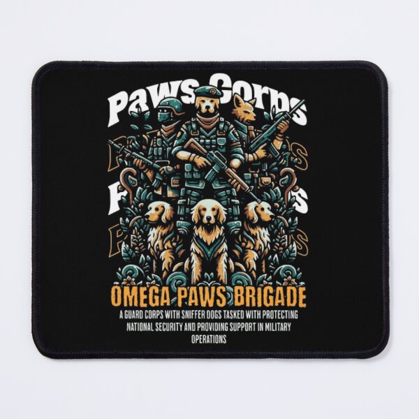 Item preview, Omega Paws Brigade – Tactical Military Canine Guard Corps Art designed and sold by GenZFashion000.