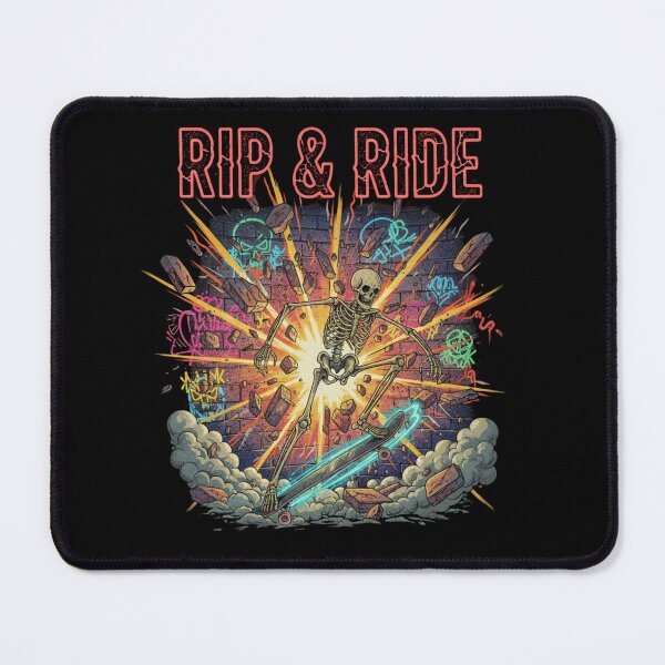 Item preview, RIP & Ride Skeleton Explosion Skate designed and sold by printedartgoods.