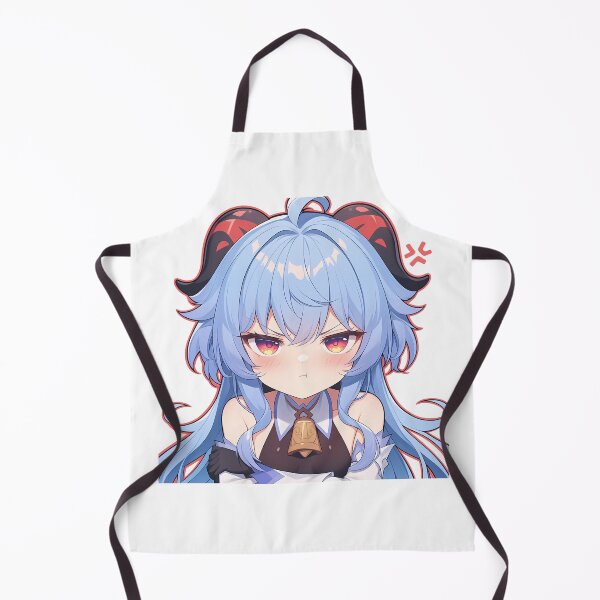 Item preview, Ganyu Genshin Impact Chibi Angry Kawaii Pout designed and sold by 108Recordings.